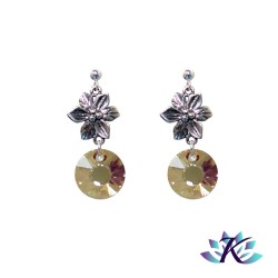 Boucles d'Oreilles Fleurs...