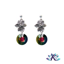 Boucles d'Oreilles Fleurs...