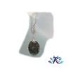 Boucles d'Oreilles Argent 925 Perles Pierres Gemmes : Labradorite Zirconium