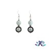 Boucles d'oreilles Argent 925 Perles Pierres Gemmes : Aigue-marine