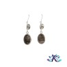 Boucles d'Oreilles Argent 925 Perles Pierres Gemmes : Labradorite