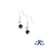 Boucles d'oreilles Argent 925 Perles Pierres Gemmes : Œil de Faucon