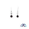 Boucles d'oreilles Argent 925 Perles Pierres Gemmes : Œil de Faucon